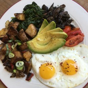 Gluten-free egg dish from Coco & Cru